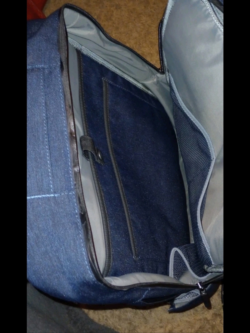 Mack Weldon Ion Convertible Backpack Navy Heather Clean, Used - Picture 4 of 7